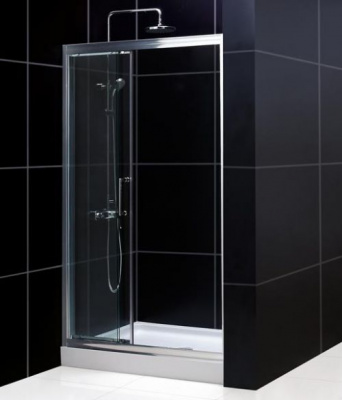 Раздвижная дверь для душа 140 EF 17 Domustar фото в интернет-магазине Русалия