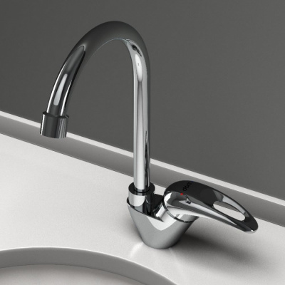 D8000000 Comfort смеситель для кухни, материал полимер, цвет хром фото в интернет-магазине Русалия