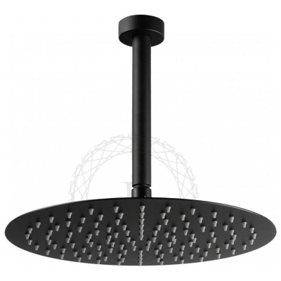 Душевая система встраиваемая FILARETE Roun FL1024BL, черный фото в интернет-магазине Русалия