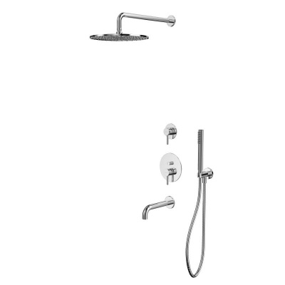 Система для ванны скрытого монтажа WHITECROSS Y YSET07CR (хром) фото в интернет-магазине Русалия