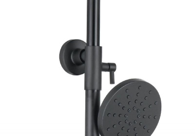 Душевая система 3jet 250мм AQUATEK, матовый черный AQ2040MB фото в интернет-магазине Русалия