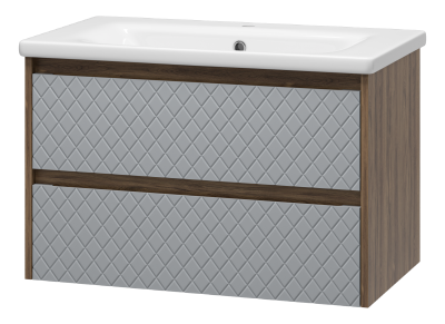 Тумба Chester 80 подвесная с раковиной Dreja Soft 80 Brevita фото в интернет-магазине Русалия