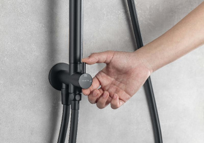 Душевая система 3jet 250мм AQUATEK Reno AQ2046MB фото в интернет-магазине Русалия