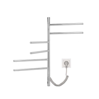 Полотенцесушитель электрический Vincea VTD-1S2CE 43х80, хром, таймер фото в интернет-магазине Русалия