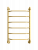 Полотенцесушитель ДВИН E 80/50 Водяной 1"-1/2" К3 Золотой матовый 4657795057007 фото в интернет-магазине Русалия