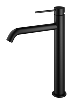 Смеситель для раковины City VBF-2C2MB однорычажный, черный матовый Vincea фото в интернет-магазине Русалия