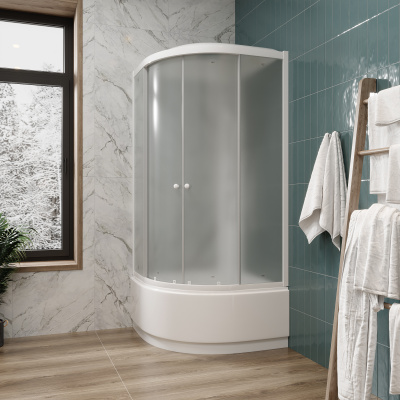 Кабина EF1021 душевая PARLY 100х100х215 см фото в интернет-магазине Русалия