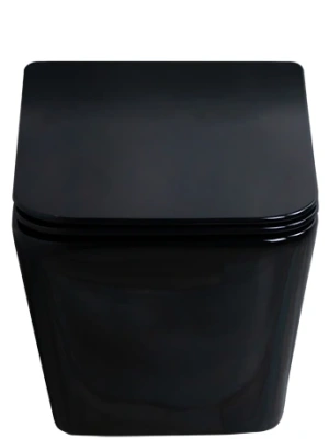 Унитаз подвесной Gid Tr2144BL 62224Y черная глянцевая 52x36x33.5 фото в интернет-магазине Русалия