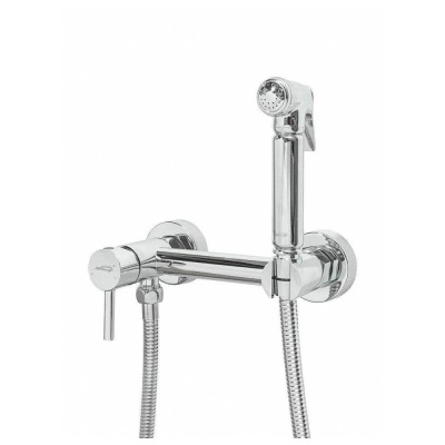 Гигиенический душ со смесителем Hansberge H0099C, хром фото в интернет-магазине Русалия