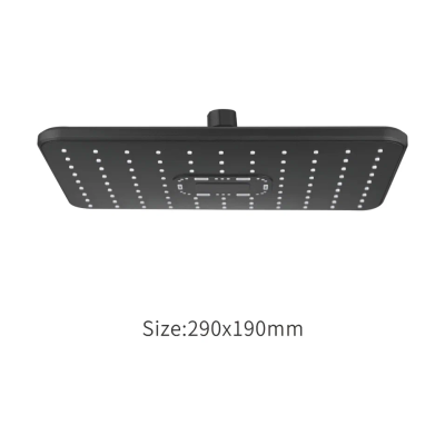 Верхний душ Rose RH32H, черный фото в интернет-магазине Русалия