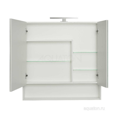 Зеркальный шкаф AQUATON Сканди 90 белый 1A252302SD010 фото в интернет-магазине Русалия