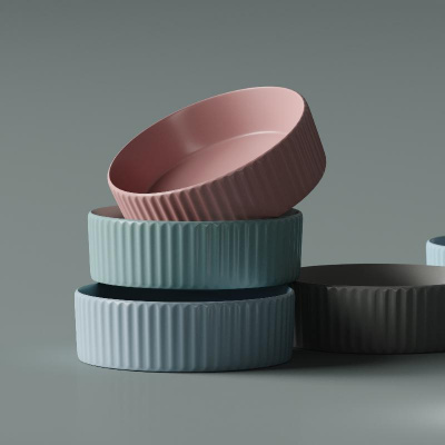 Умывальник чаша накладная круглая Element 360*360*115мм CN6057 Ceramica Nova фото в интернет-магазине Русалия