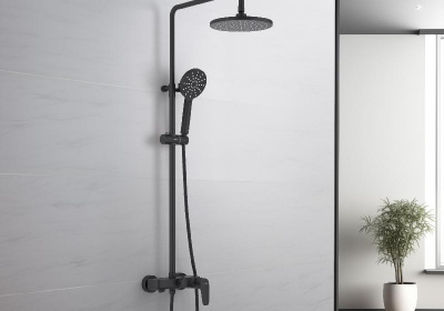 Душевая система AQUATEK, матовый черный AQ2140MB БЕТТА фото в интернет-магазине Русалия