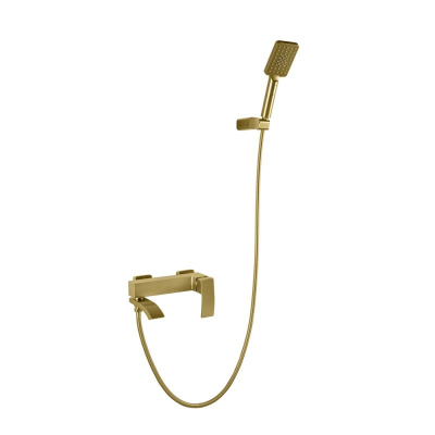 Смеситель для ванны FILARETE Waterfall FL2110MG, матовое золото фото в интернет-магазине Русалия