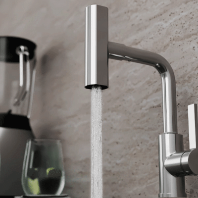 Смеситель для кухни с поворотной лейкой RUSH Tinos (TI3732-17) фото в интернет-магазине Русалия