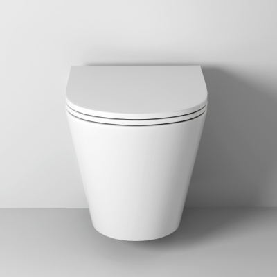 Унитаз подвесной безободковый с сиденьем микролифт GR-4478SQ tornado Grossman фото в интернет-магазине Русалия