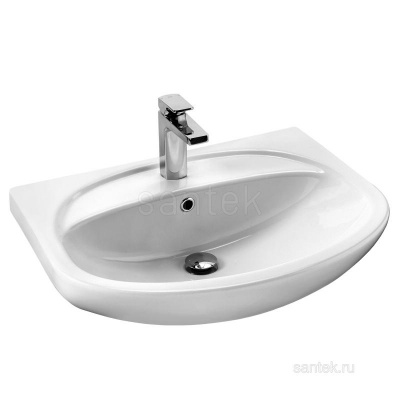 Раковина Santek Стелла 60 отверстие под смеситель 1WH112450 фото в интернет-магазине Русалия