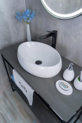 Раковина накладная Gid N9030b фото в интернет-магазине Русалия