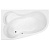 Акриловая ванна VAGNERPLAST MELITE 160x105 Left VPBA163MEL3LX-04 фото в интернет-магазине Русалия