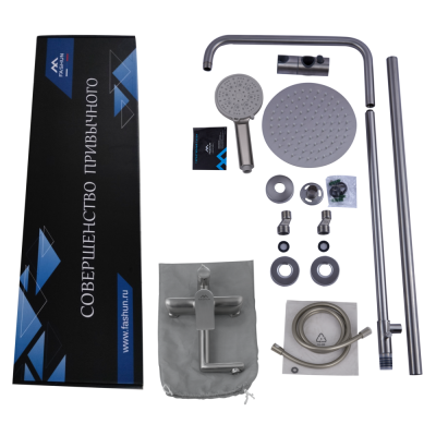 Душевая система Fashun, сатин (A52419) фото в интернет-магазине Русалия