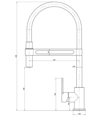 Смеситель для кухонной мойки Lemark Soul (LM6006C) фото в интернет-магазине Русалия