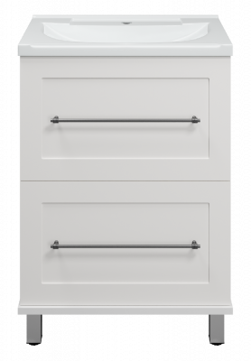 Тумба Марта 60 (белая) с раковиной Misty EVVA 60 Misty фото в интернет-магазине Русалия