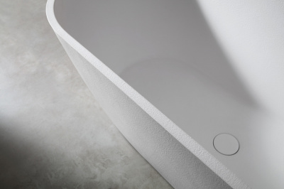 Ванна из искусственного камня ABBER Frankfurt AM9941 белая матовая 170х75х60 см фото в интернет-магазине Русалия