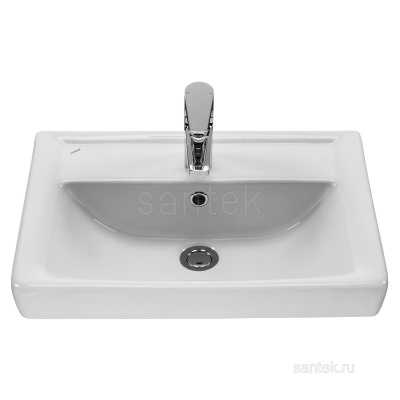 Раковина Santek Тигода 55 отверстие под смеситель 1WH302127 мини фото в интернет-магазине Русалия