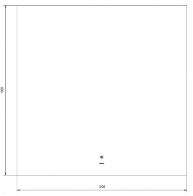 Зеркало Shine (Quadro) Classic 100х100 Vigo фото в интернет-магазине Русалия