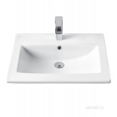 Раковина Santek Элина 60 отверстие под смеситель 1WH501606 фото в интернет-магазине Русалия