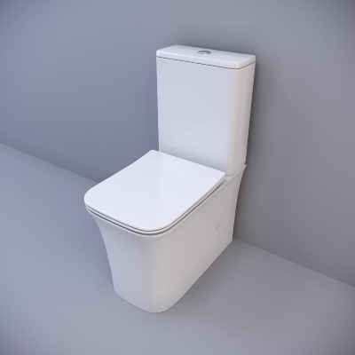 Унитаз MARMOLADA напольный безободковый Ceruttispa CT7777 (620х365х820) фото в интернет-магазине Русалия