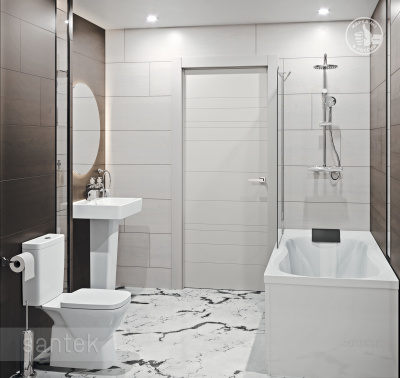 Унитаз - компакт с сиденьем микролифт Нео 1WH302194 Сантек фото в интернет-магазине Русалия