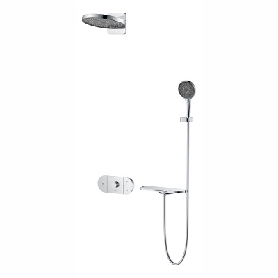 Душевой комплект Futura VSFW-2F12TCH термостатический встраиваемый, 3 режима, хром Vincea фото в интернет-магазине Русалия