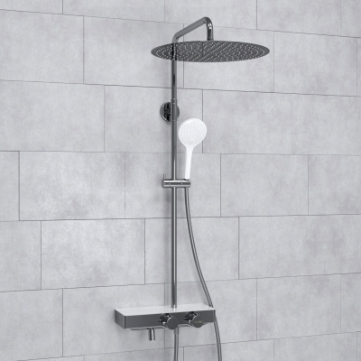 A113.117.155.CH Thermo Душевой комплект с термостатическим смесителем Wasserkraft фото в интернет-магазине Русалия