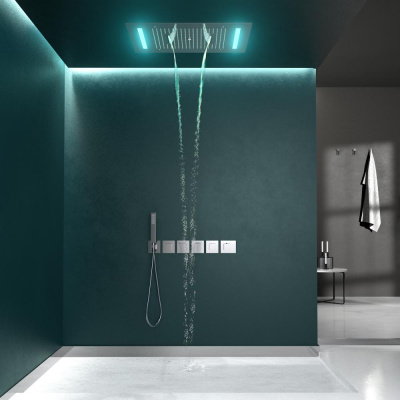 Душевая система встроенная с термостатом Timo Petruma хром (SX-5229/00SM) фото в интернет-магазине Русалия