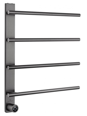 Полотенцесушитель электрический WONZON & WOGHAND NÜRNBERG, Темный графит (WW-AL344-GM) фото в интернет-магазине Русалия