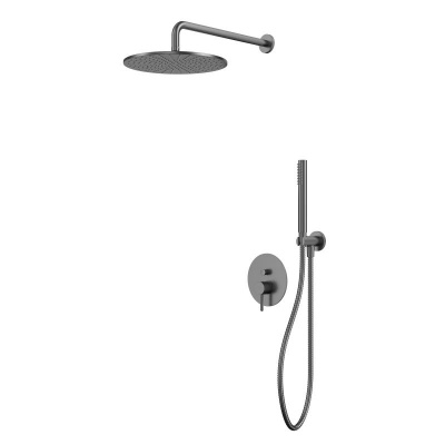 Система для душа скрытого монтажа WHITECROSS Y YSET04GM (оружейная сталь) фото в интернет-магазине Русалия