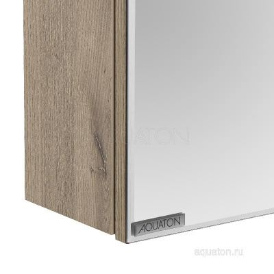 Зеркальный шкаф AQUATON Стоун 60 сосна арлингтон 1A231502SX850 фото в интернет-магазине Русалия