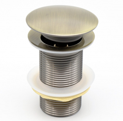 Донный клапан "бронза" без перелива RD008 CeramaLux фото в интернет-магазине Русалия