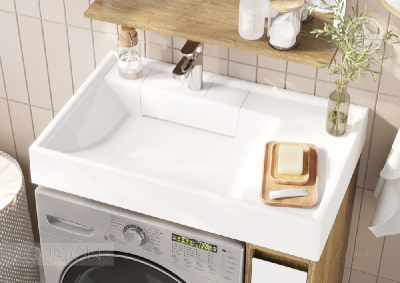 Тумба под раковину AQUATON Лондри 20 Дуб Кантри без фасада 1A267101LHDY0 фото в интернет-магазине Русалия