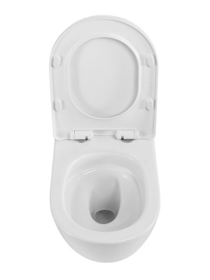 Унитаз подвесной безободковый Marino-TOR BB7026CH-TOR/SC Торнадо с сиденьем-микролифт Belbagno фото в интернет-магазине Русалия