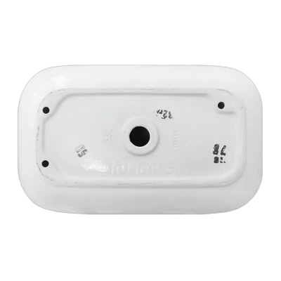 Раковина накладная овальная Infinity 60 INFSLWB01 Sanita Luxe фото в интернет-магазине Русалия