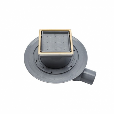 Точечный трап Pestan Confluo Standard 10х10 Dry Ceramic Gold (13000123) фото в интернет-магазине Русалия