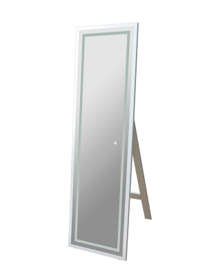 Зеркало с подсветкой Norden White напольное 490x1650 ЗЛП1401 Continent фото в интернет-магазине Русалия