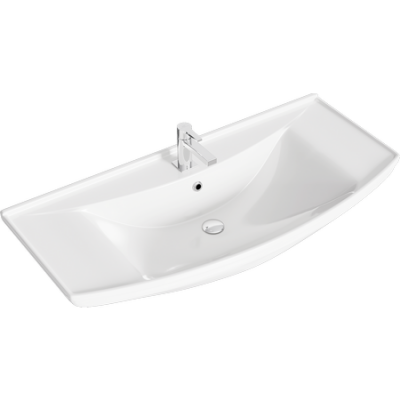 Напольная тумба 105 Franchesca белый FR0110 + умывальник Стиль 1050 4620008197340 Aqwella фото в интернет-магазине Русалия