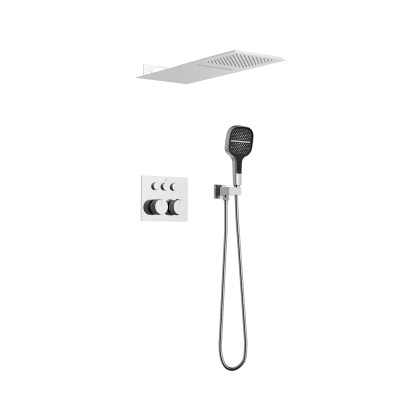 Душевой комплект VSFW-401TCH термостатический встраиваемый, трехрежимный, хром Vincea фото в интернет-магазине Русалия