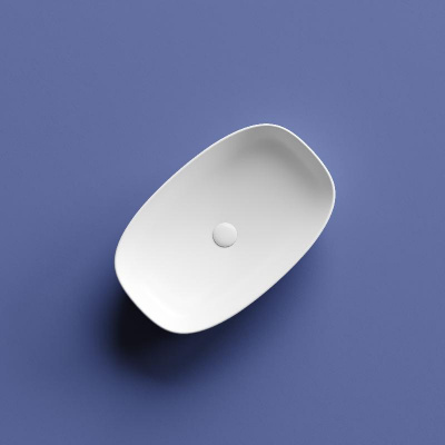 Умывальник чаша накладная овальная Element 600*380*138мм CN6049 Ceramica Nova фото в интернет-магазине Русалия