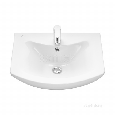 Раковина Santek Балтика 55 отверстие под смеситель 1WH501702 фото в интернет-магазине Русалия
