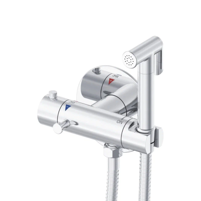 Гигиенический душ с термостатом Rose R915, хром фото в интернет-магазине Русалия