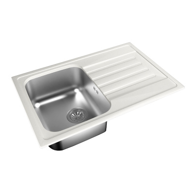 Кухонная мойка Dr. Gans ДУЭТ 26.120.B0760.401, белый фото в интернет-магазине Русалия